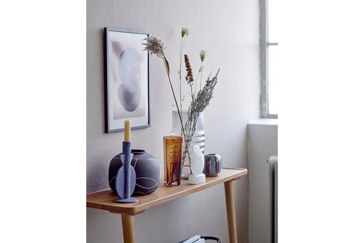 Deko-Vase „Virela“ – Schwarze Terrakotta