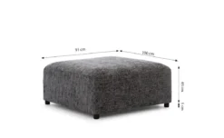 Designer Beistellhocker Napoli