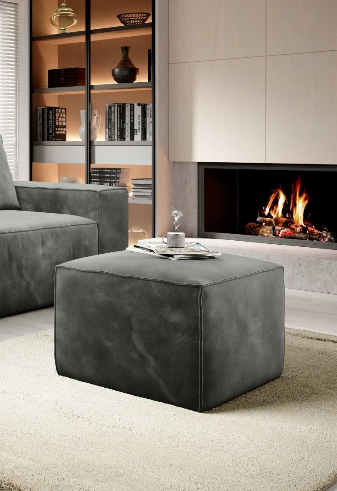 Designer Beistellhocker Solaris