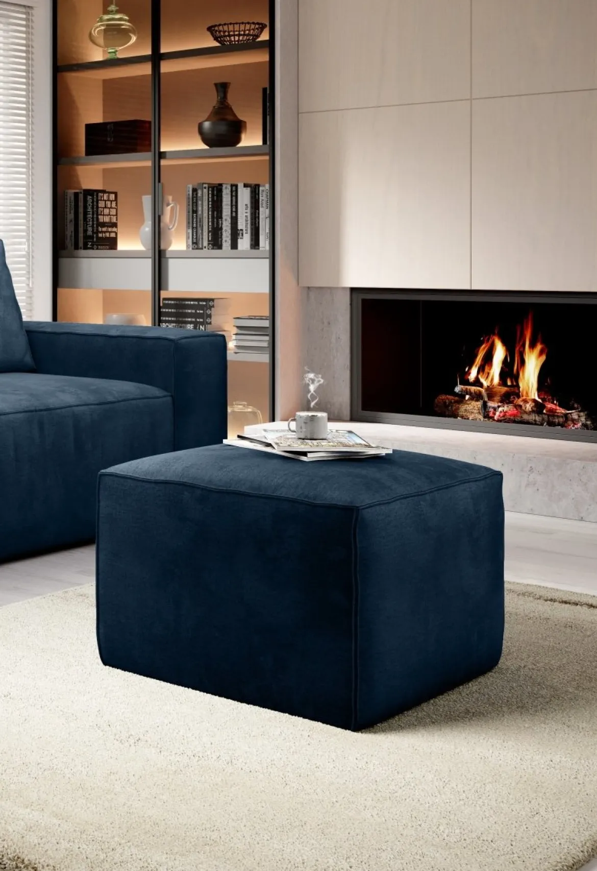 Designer Beistellhocker Solaris