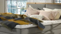 Designer Boxspringbett/Holzbett Ida aus massiver Eiche