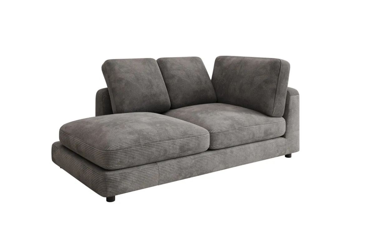 Designer Chaise Longue/Sofa Thalessa in Cord
