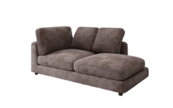 Designer Chaise Longue/Sofa Thalessa in Cord