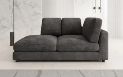 Designer Chaise Longue/Sofa Thalessa in Cord