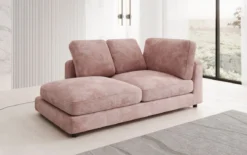 Designer Chaise Longue/Sofa Thalessa in Cord