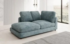 Designer Chaise Longue/Sofa Thalessa in Cord