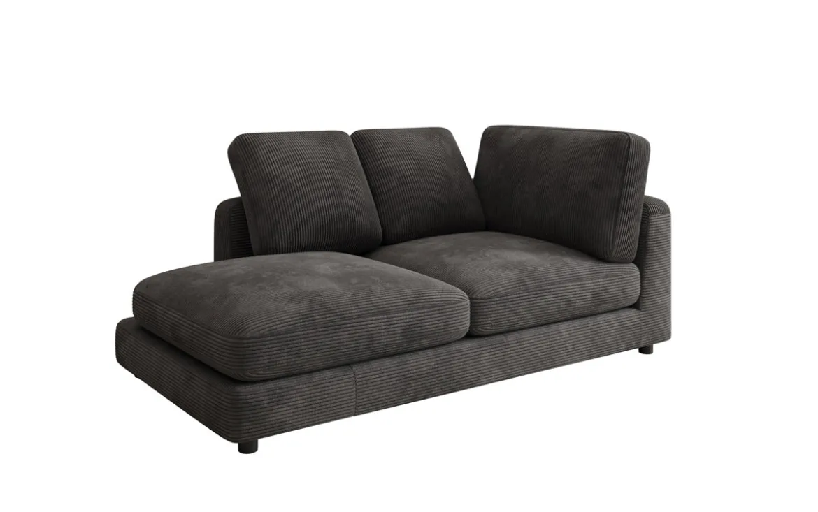 Designer Chaise Longue/Sofa Thalessa in Cord