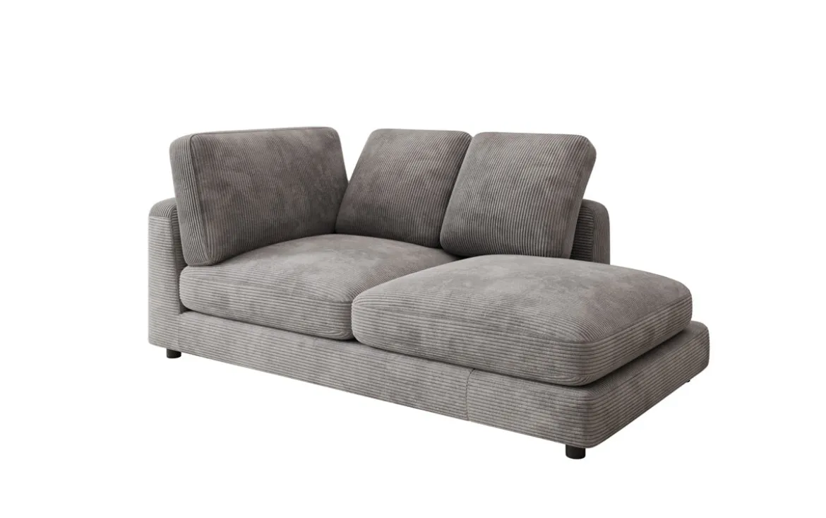 Designer Chaise Longue/Sofa Thalessa in Cord