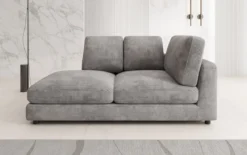 Designer Chaise Longue/Sofa Thalessa in Cord