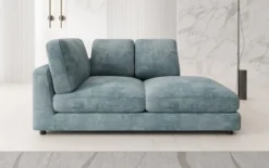 Designer Chaise Longue/Sofa Thalessa in Cord