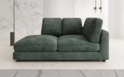 Designer Chaise Longue/Sofa Thalessa in Cord