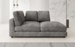 Designer Chaise Longue/Sofa Thalessa in Cord
