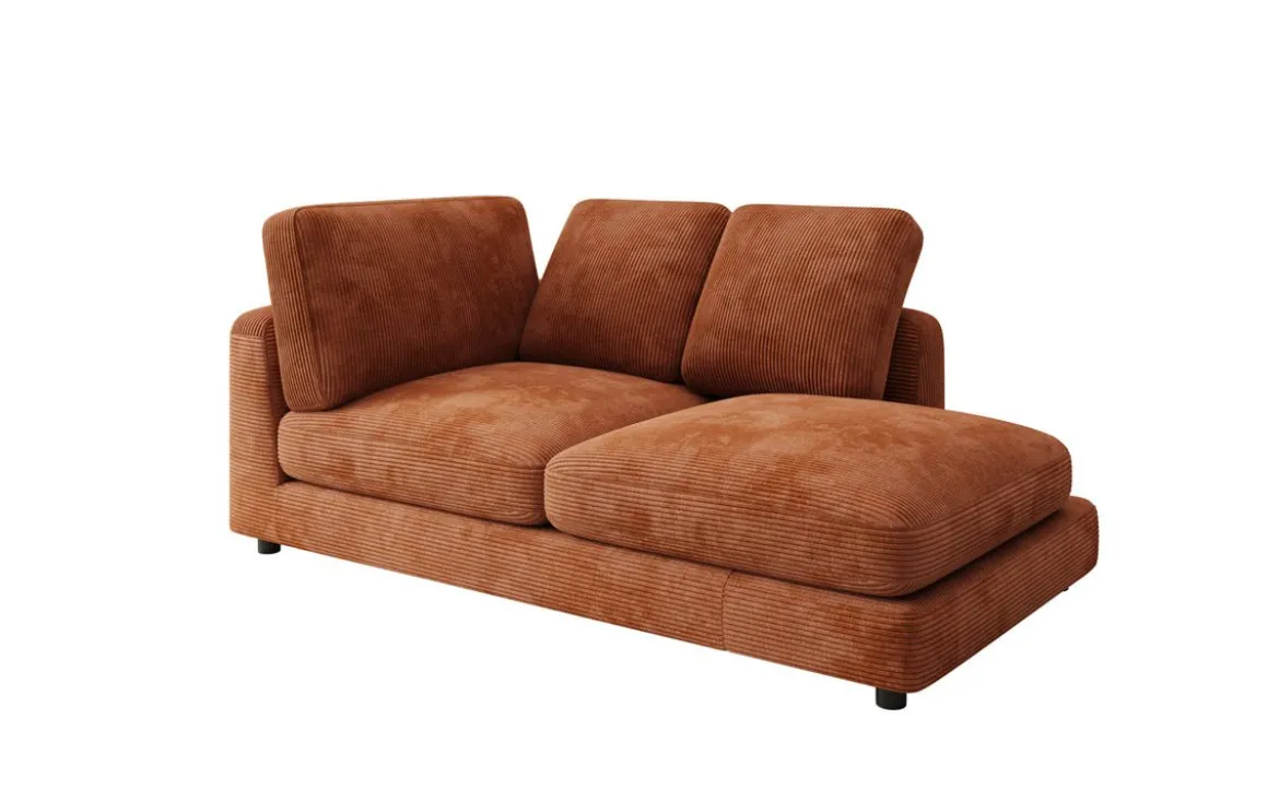 Designer Chaise Longue/Sofa Thalessa in Cord