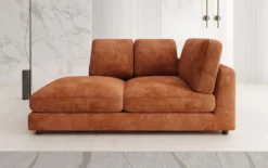 Designer Chaise Longue/Sofa Thalessa in Cord