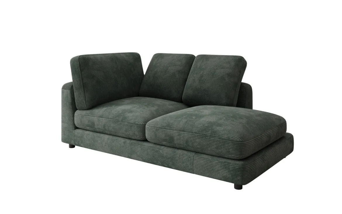Designer Chaise Longue/Sofa Thalessa in Cord
