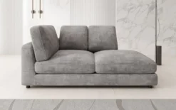 Designer Chaise Longue/Sofa Thalessa in Cord