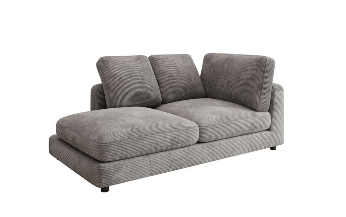 Designer Chaise Longue/Sofa Thalessa in Cord