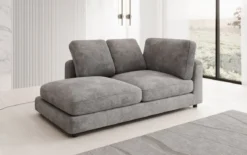 Designer Chaise Longue/Sofa Thalessa in Cord