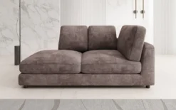 Designer Chaise Longue/Sofa Thalessa in Cord