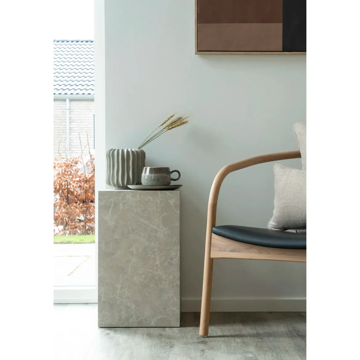 Designer Couchtisch/Beistelltisch Paris in Marmor Optik
