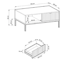 Designer Couchtisch Verilo
