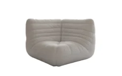 Designer Eckmodul Sofa-Sessel Calmo in Echtleder