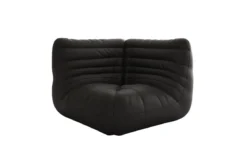 Designer Eckmodul Sofa-Sessel Calmo in Echtleder