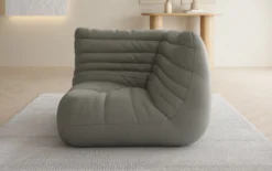 Designer Eckmodul Sofa-Sessel Calmo in Echtleder