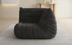 Designer Eckmodul Sofa-Sessel Calmo in Cord