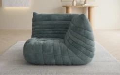 Designer Eckmodul Sofa-Sessel Calmo in Cord