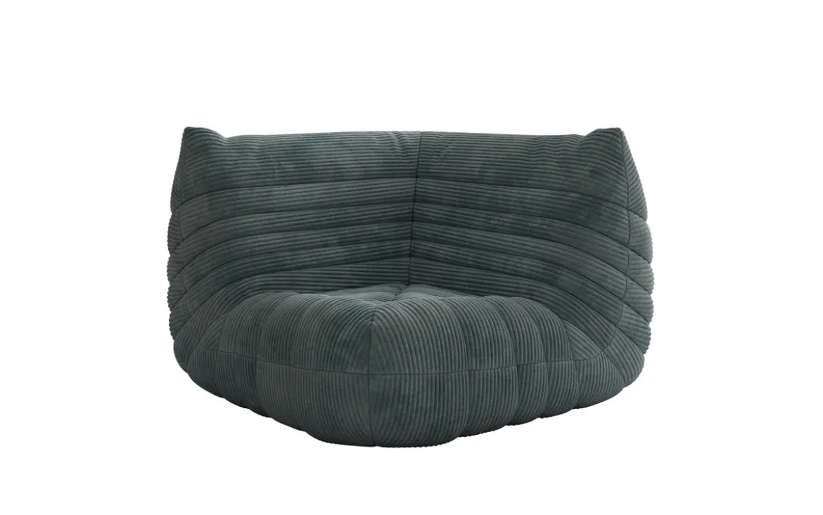 Designer Eckmodul Sofa-Sessel Calmo in Cord