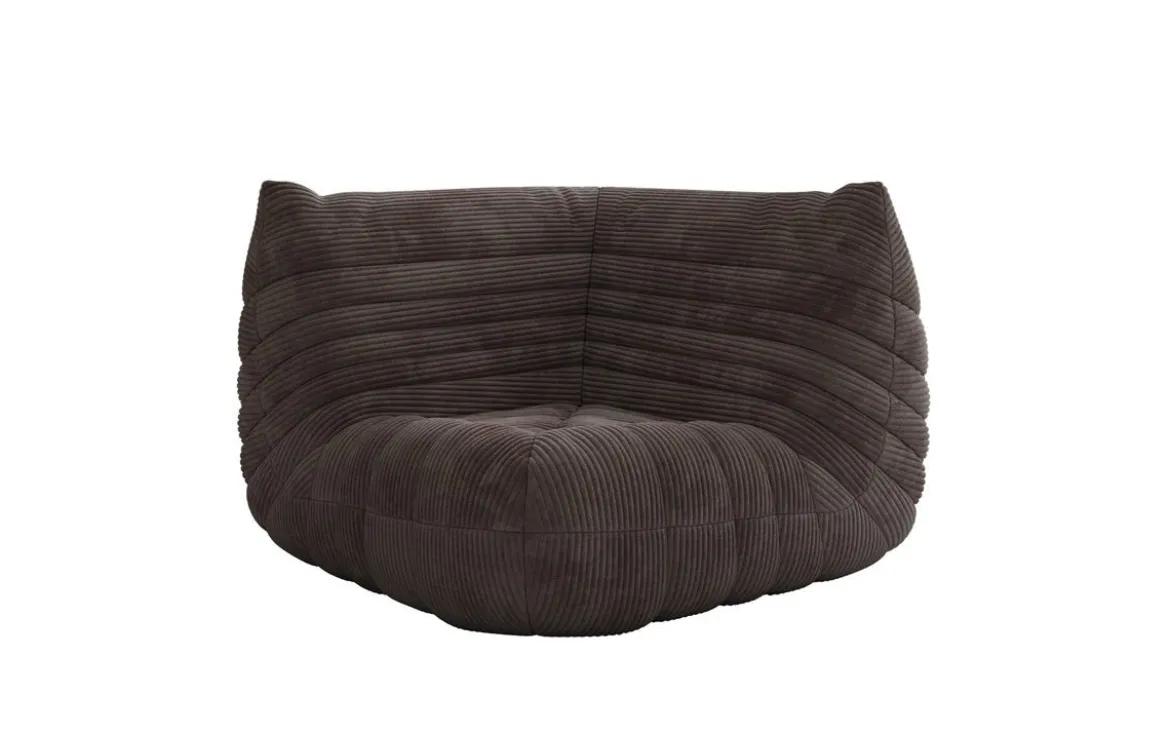 Designer Eckmodul Sofa-Sessel Calmo in Cord