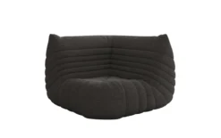 Designer Eckmodul Sofa-Sessel Calmo in Teddy Bouclé
