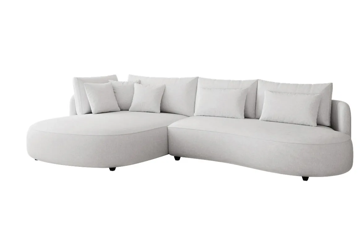 Designer Ecksofa Ando Mini in Strukturstoff
