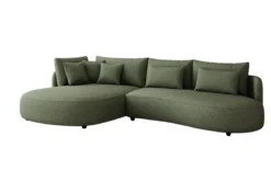 Designer Ecksofa Ando Mini in Strukturstoff