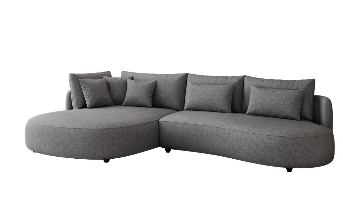 Designer Ecksofa Ando Mini in Strukturstoff