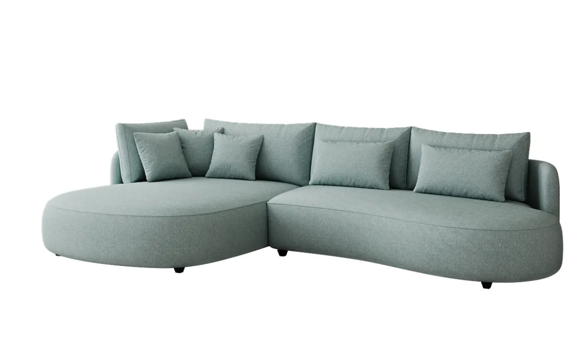 Designer Ecksofa Ando Mini in Strukturstoff