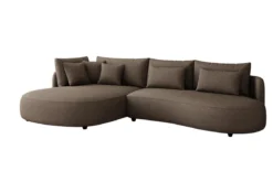 Designer Ecksofa Ando Mini in Strukturstoff