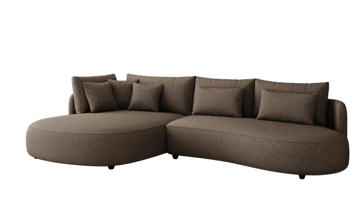 Designer Ecksofa Ando Mini in Strukturstoff