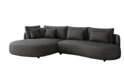 Designer Ecksofa Ando Mini in Strukturstoff