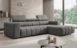 Designer Ecksofa Aurora Mini mit verstellbaren Kopfstützen