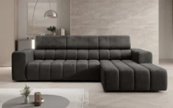 Designer Ecksofa Aurora Mini mit verstellbaren Kopfstützen