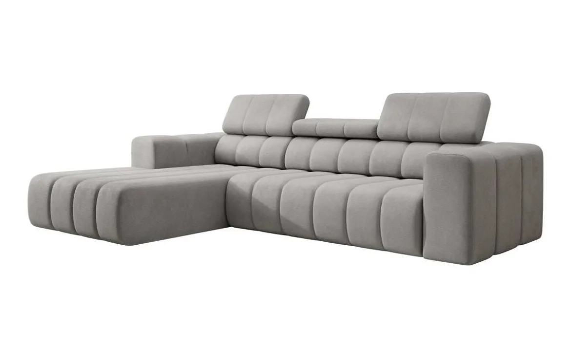 Designer Ecksofa Aurora Mini mit verstellbaren Kopfstützen