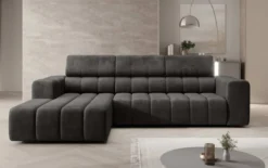 Designer Ecksofa Aurora Mini mit verstellbaren Kopfstützen