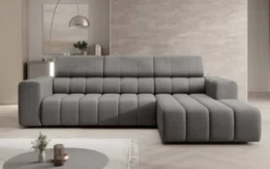 Designer Ecksofa Aurora Mini mit verstellbaren Kopfstützen
