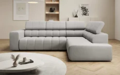 Designer Ecksofa Aurora mit elektrischer Schlaffunktion