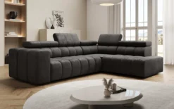 Designer Ecksofa Aurora mit elektrischer Schlaffunktion