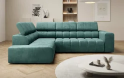 Designer Ecksofa Aurora mit elektrischer Schlaffunktion