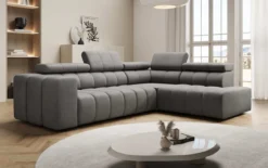 Designer Ecksofa Aurora mit elektrischer Schlaffunktion