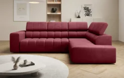 Designer Ecksofa Aurora mit elektrischer Schlaffunktion